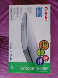 Canon scanner
Model canoscan N640P
