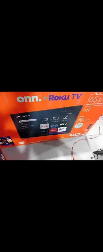 65" ONN 4K ROKU SMART TV $330, View more