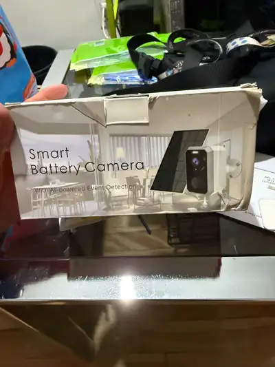 Smart Battery Camera with Solar Panel, View more