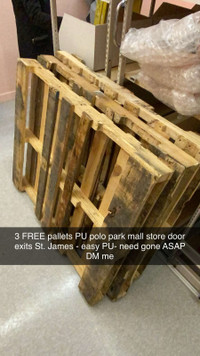3 FREE Pallets Need gone ASAP