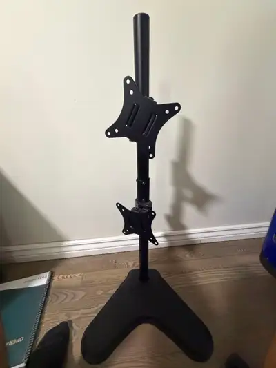 Double Monitor Stand – Vertical Dual Monitor Mount, View more