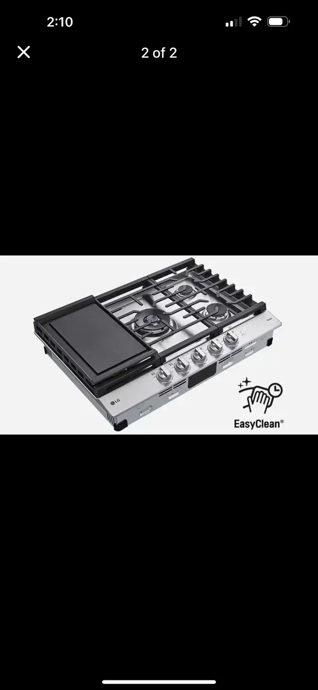 LG 30” SMART GAS COOKTOP in Stoves, Ovens & Ranges in City of Halifax - Image 3