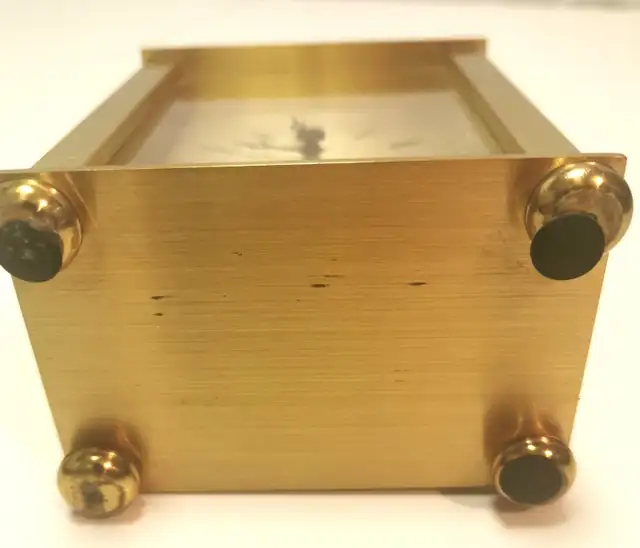 Equity Quartz, Brass Table Clock, Hong Kong in Home Décor & Accents in Markham / York Region - Image 11