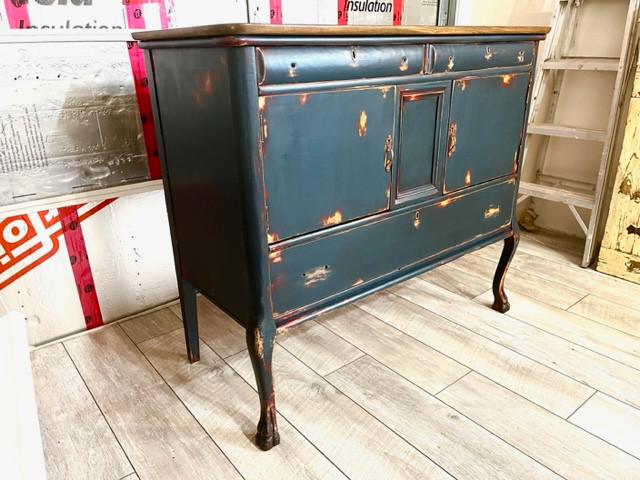Antique Buffet Cabinet (refinished) in Hutches & Display Cabinets in Kawartha Lakes - Image 2