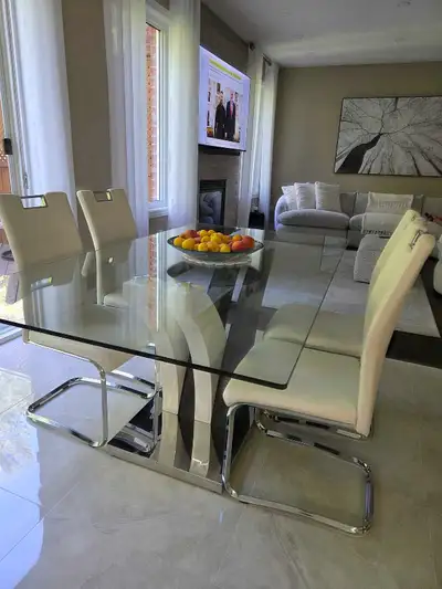 Contemporary Table With Chairs, View more
