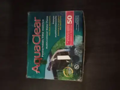 Aquarium pump in box, View more