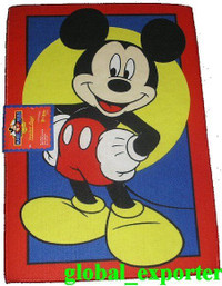 Mickey Mouse Licensed Disney Floor Foam Mat/Rug 19" x 28 Nursery