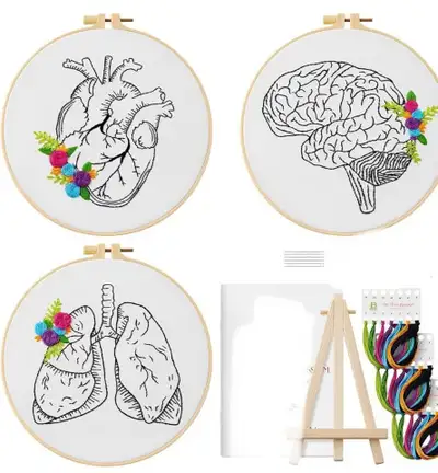 The Floss Blossom Embroidery Kit, View more