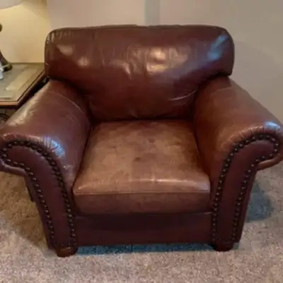 Leather chair, View more