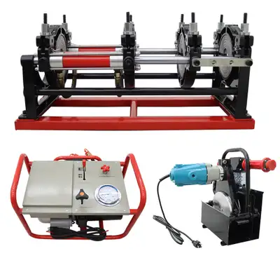 2.48-6.30inch Pipe Welding Machine Electric Tube Butt Fusion Equipment for PE PP PB PVDF PPR with Hy...