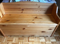 Wooden Storage Bench 