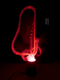 Lights Fantastic No. 5402 Hand Formed Sculpture Lucite Ribbon La