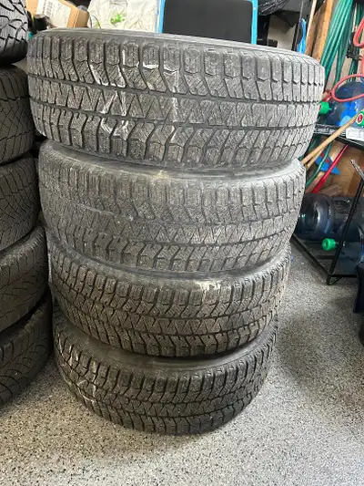 SELLING A SET OF 225-65-17 WINTER TIRES ON RIMS. TIRES HAVE APPROX 70% TREAD REMAINING. RIMS CAME OF...