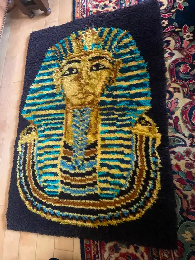 Vintage hooked area rugs, View more