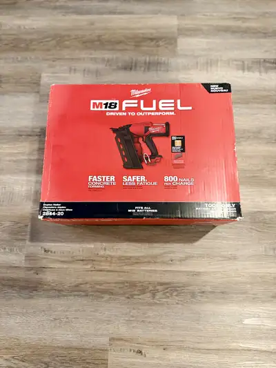 Milwaukee M18 FUEL 18V Brushless Cordless Duplex Nailer, View more