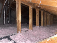 Blown in attic insulation 