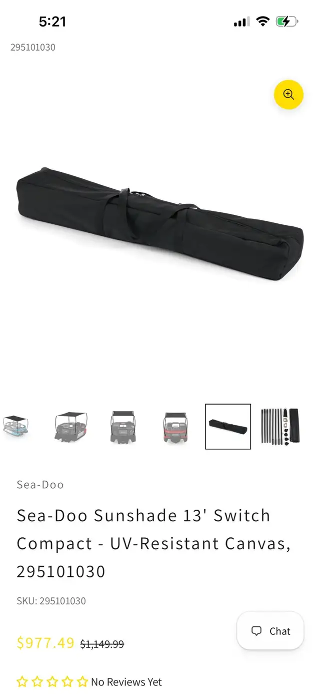 SeaDoo Switch Compact Sun Canopy in Other in Ottawa - Image 5