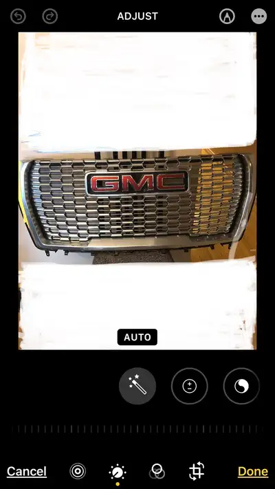 -Luxury Brand in Chrome -Prominent Red GMC Logo -Just removed from a Denali with 15K -Like New