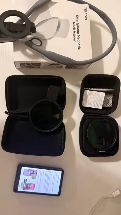 Mobile phone accessories - ND filter/Neck mount/Magsafe selfie s, View more