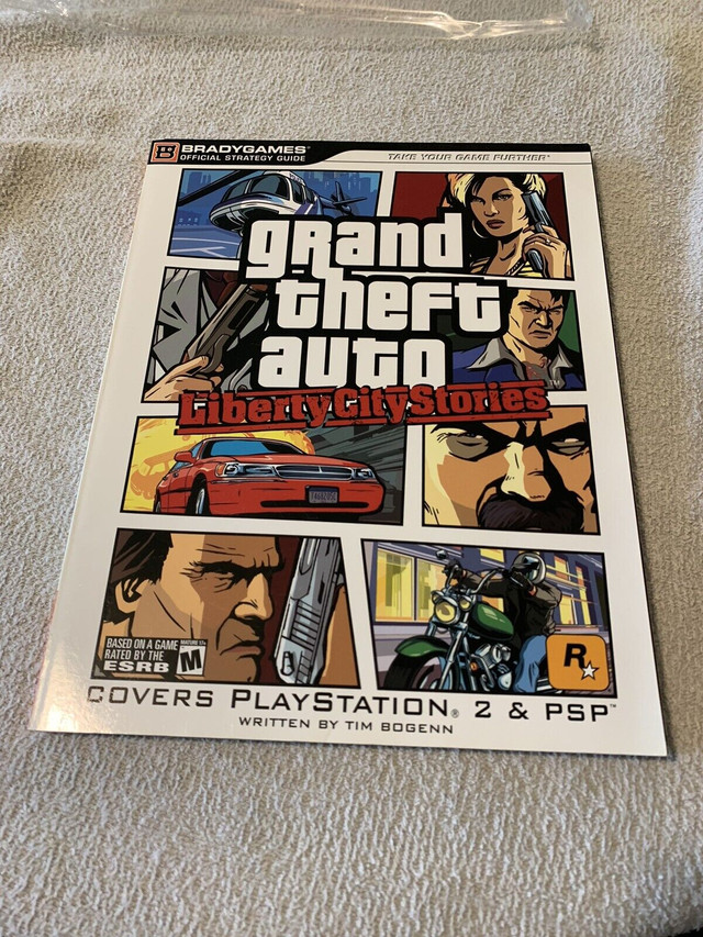 GTA Liberty City Stories guide book in Sony PSP & Vita in Kitchener / Waterloo