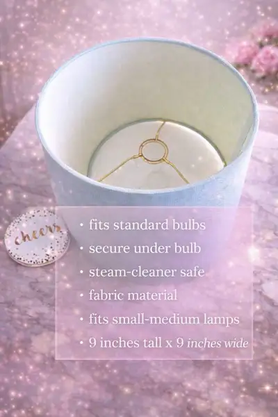 turquoise lamp shade, View more