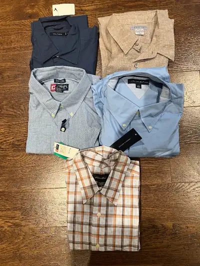 Short Sleeved Collar Shirts - Size XL XXL XL Tall - Brand New, View more
