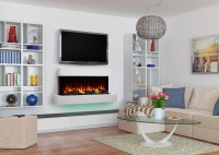 Electric Fireplace & Mantel