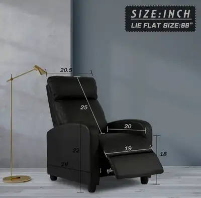 Recliner Chair for Living Room Massage Recliner Sofa Single Sofa Home Theater Seating Reading Chair...