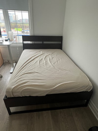 IKEA bedframe & mattress - full/double size