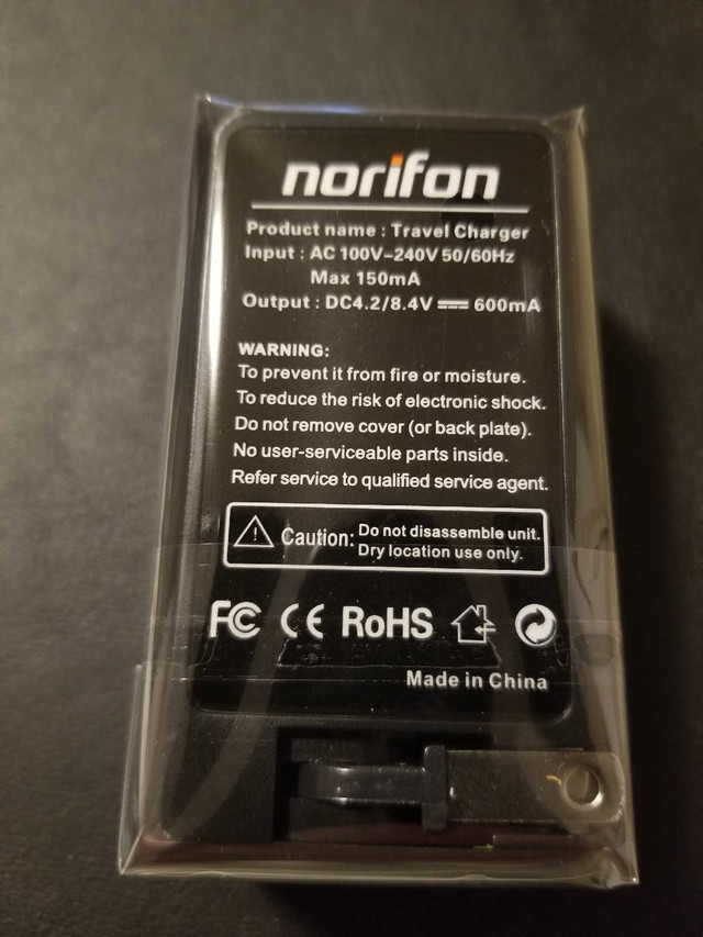 Norifon NP-BD1 battery charger. New dans Autre  à Ville de Montréal - Image 3