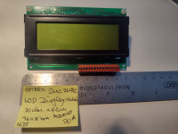 OPTREX DMC 20481 LCD Display Module 20 char. x 4 lines 76x25mm