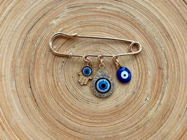 Evil Eye Brooch