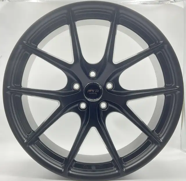 19" 5x112 Benz Rep rims for sale : Matt Black FTR F401 in Tires & Rims in City of Toronto - Image 4
