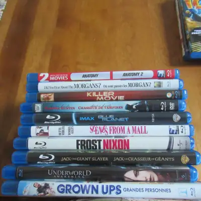 FS:  Blu Ray Movies, View more