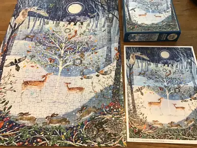 Cobble Hill Winter Woodland 500 pc puzzel, View more