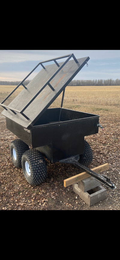 Atv Tub Trailer - 49” long X 49” wide x 24” deep - Walking beam axle - Hudson Bay, Sk - 1 (306) 865...