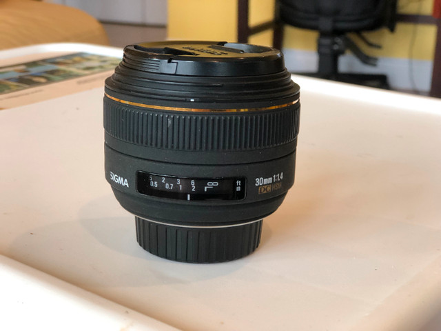 Sigma 30mm 1.4 DC HSM for Nikon in Cameras & Camcorders in Dartmouth