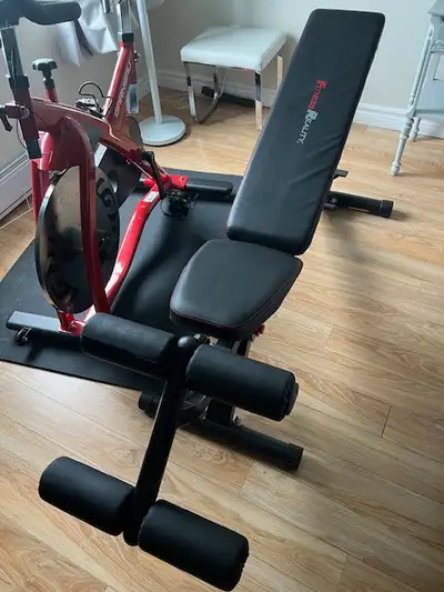 Banc de musculation Fitness Reality en parfaite condition, View more