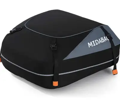 ✨️MIDABAO 15 Cubic Waterproof Duty Car Roof Top Carrier-Car Cargo Roof Bag Car Roof Top Carrier - Wa...