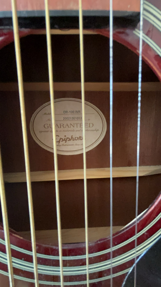 Epiphone Accoustic Guitar   in String in Trenton - Image 2