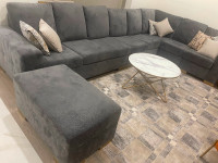 SECTIONAL  with storage ottoman FOR SALE (NEW)