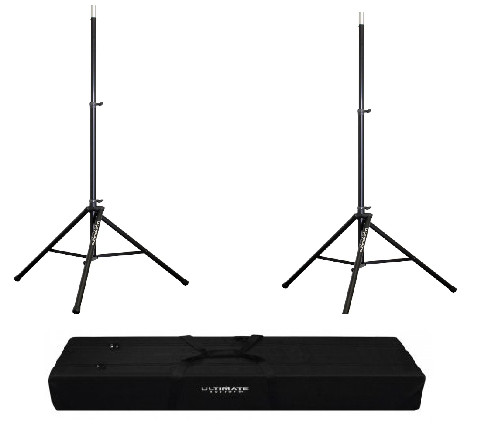 Pair of 9' Tall Ultimate Heavy-Duty Speakers Stands with Bag in Performance & DJ Equipment in Oshawa / Durham Region