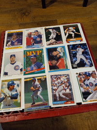 Vintage Baseball Cards Ryne Sandberg HOF Cubs Lot of 23 NM