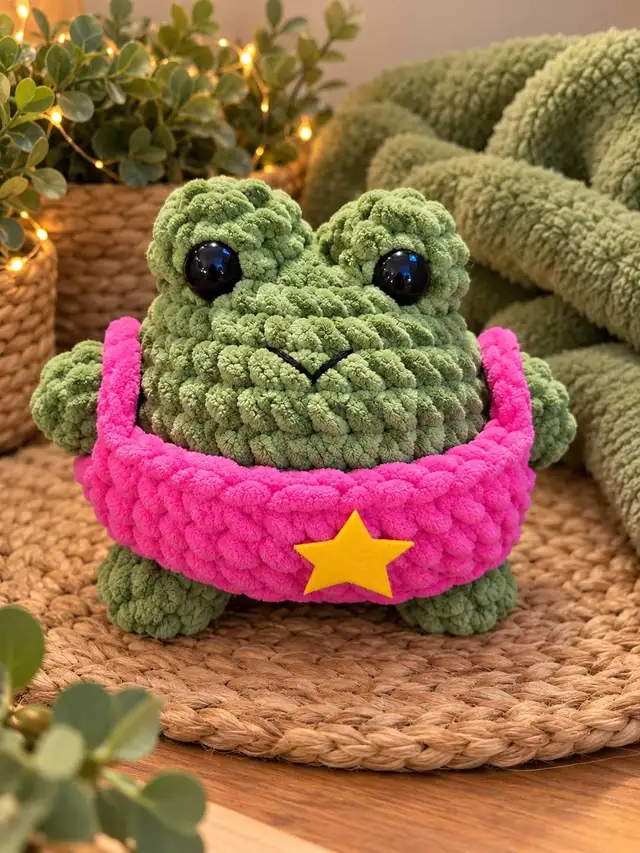  HANDMADE CHENILLE FROGGIES – ONE OF A KIND! 