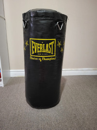 Punching bag for sale comes with everything you see here