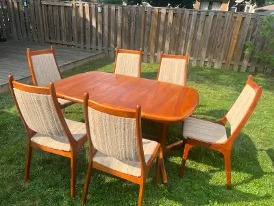 MCM teak dining set, View more