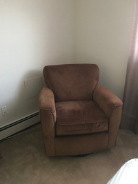 Clean Swivel Rocking Chair
