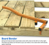 Deck Board Bending Bow Straightening Tool