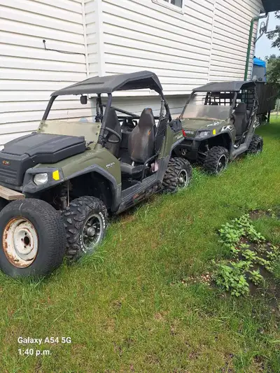 Ones and 08 the other is an 09, they both were running, have no time for them, they do need some wor...