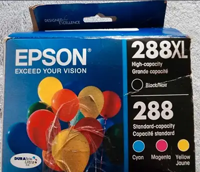 New! GENUINE Epson T288XL 4 Pack Colour Ink Cartridge Set, View more
